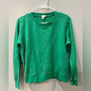 J. Crew Vibrant Green Knit Top